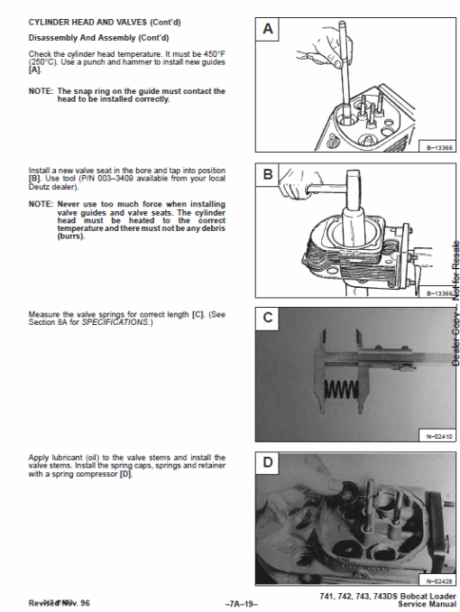 Bobcat 741, 742 and 743 Skid-Steer Loader Service Manual - Image 3