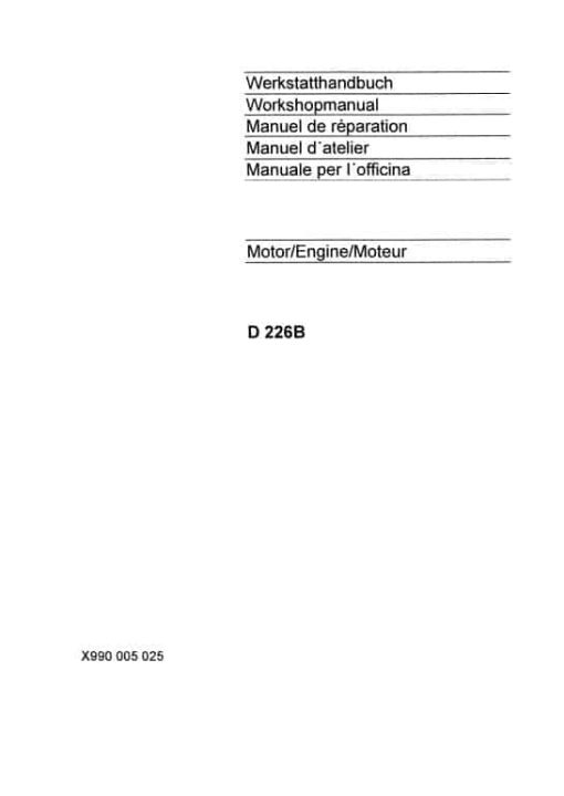 Fendt 600, 610, 611, 612, 614, 615 Favorit LS LSA Tractors Workshop Repair Manual - Image 3