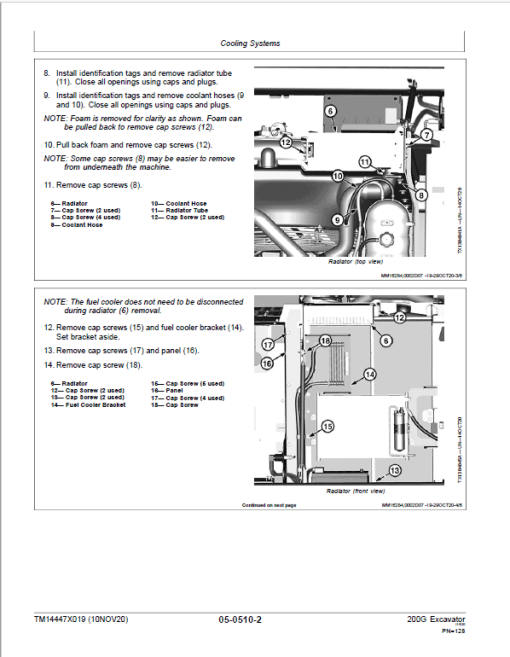 John Deere 200G Excavator Repair Technical Manual (S.N after F085001 -) - Image 4