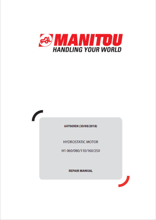 Manitou MRT 2150, 2550 Privilege Plus ST4 S2 Telehandler Repair Service Manual - Image 2