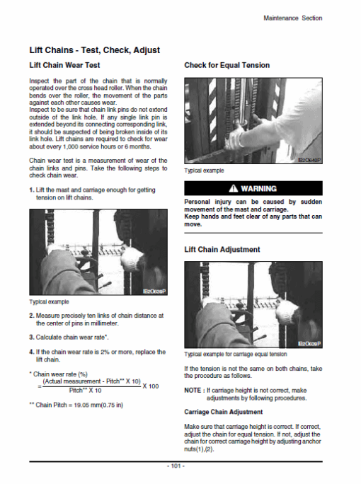 Doosan Daewoo B20S-3, B25S-3, B30S-3 Forklift Repair Service Manual - Image 4