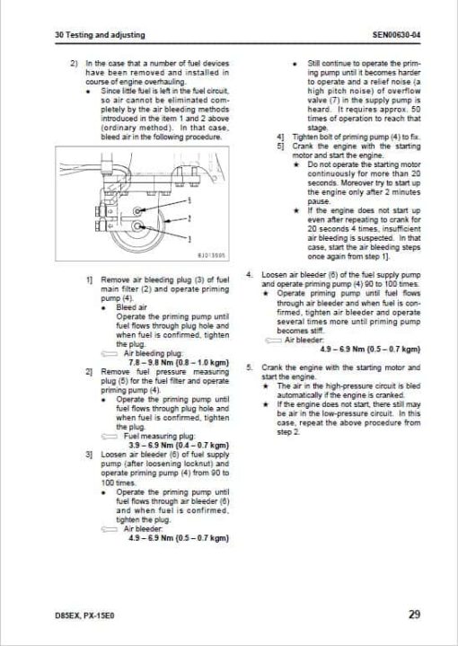 Komatsu D85EX-15E0, D85PX-15E0 Dozer Service Manual - Image 4