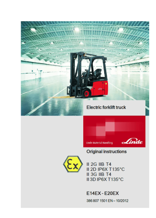 Linde Series 386 Electric Forklift Truck: E12, E14, E15, E16, E18, E20 Workshop Manual - Image 4