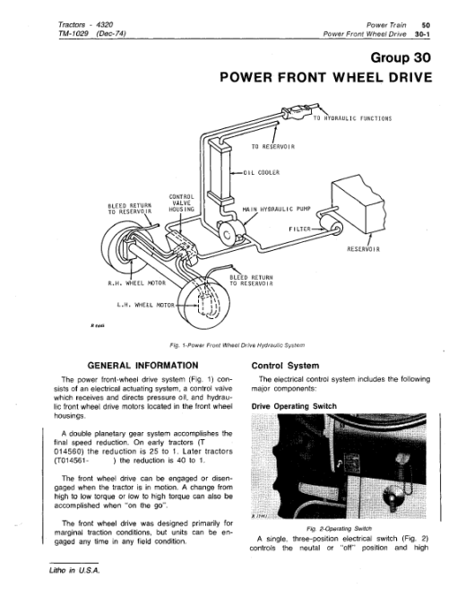 John Deere 4320 Tractor Repair Technical Manual - Image 4