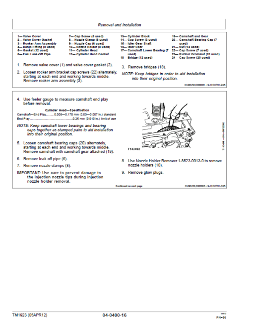 John Deere 600CLC, 800C Excavator Repair Technical Manual - Image 4