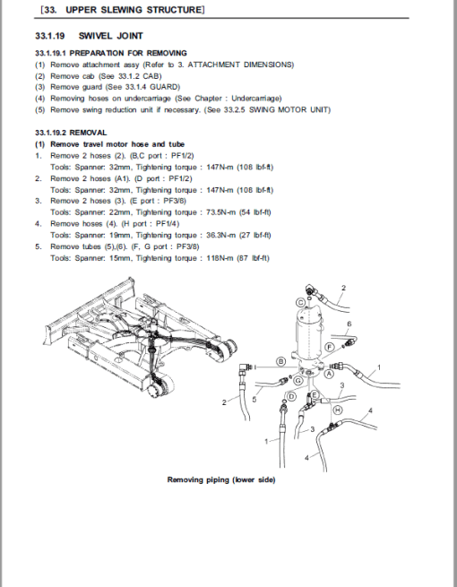 Kobelco SK85CS-3E Hydraulic Excavator Repair Service Manual - Image 4