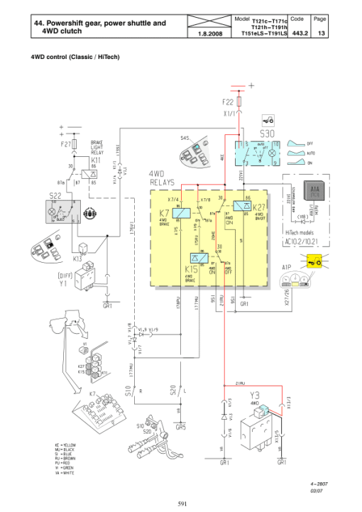 Valtra T121H, T131H, 151EH, 161H, 171H, 191H Tractors Service Repair Manual - Image 4