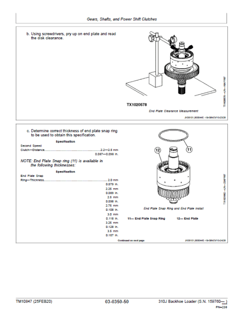 John Deere 310J Backhoe Loader Repair Technical Manual (S.N after 159760 - ) - Image 4