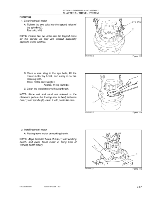 Kobelco 140SR Acera Tier 3 Crawler Excavator Repair Service Manual - Image 3