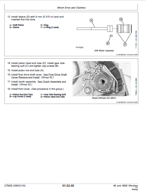 John Deere 40, 4000 Winches Component Technical Manual (CTM25) - Image 4