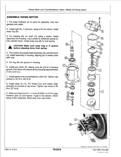 John Deere 15 and 25 Excavator Repair Technical Manual - Image 4