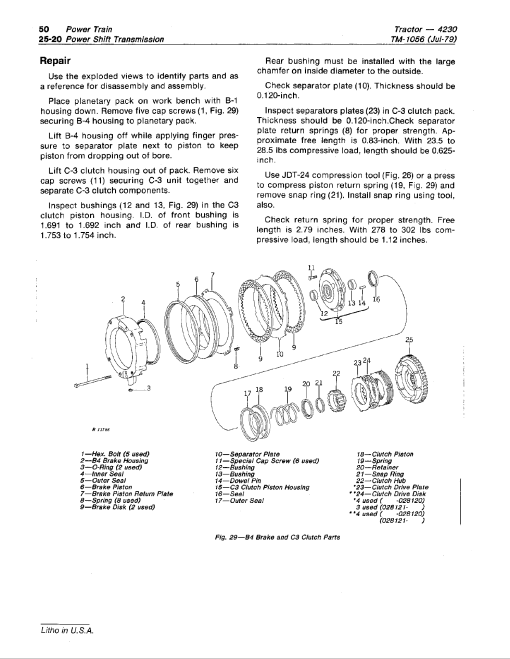 John Deere 4230 Compact Utility Tractors Technical Manual (TM1056) - Image 4