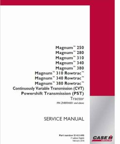 Repair Manual, Service Manual, Workshop Manual