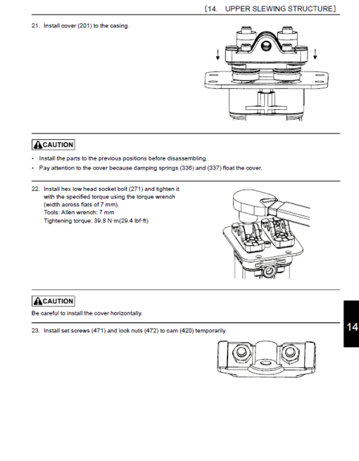 Kobelco SK85CS-7 Hydraulic Excavator Repair Service Manual - Image 4