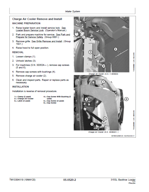 John Deere 315SL Backhoe Loader Repair Technical Manual (S.N F273920 - F390995) - Image 4