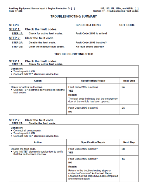 Cummins ISB, ISC, ISL, ISLe, ISDe, and QSB3.3 Engines Repair Manual - Image 4