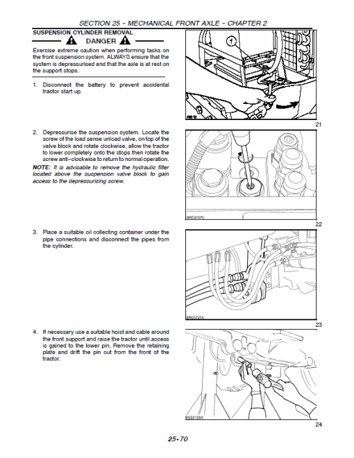 New Holland TM115, TM125, TM135, TM150, TM165 Tractor Service Manual - Image 4