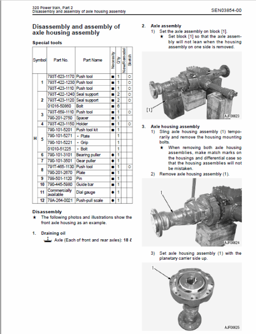 Komatsu WA250-6, WA250PZ-6 Wheel Loader Service Manual - Image 5