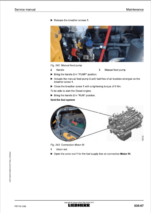 Liebherr PR 776 Crawler Dozer Repair Service Manual - Image 4