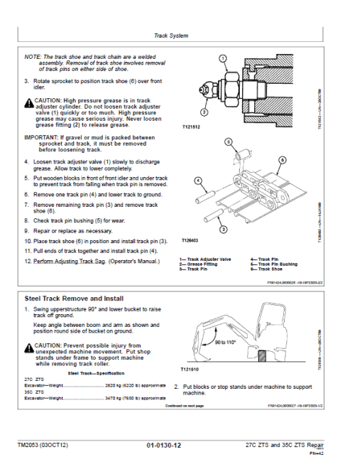 John Deere 27C ZTS, 35C ZTS Excavator Repair Technical Manual - Image 4