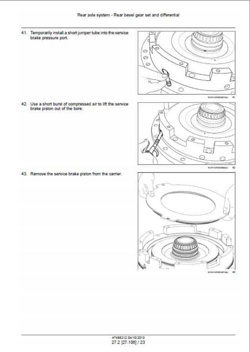 Case 350, 400, 450 Rowtrac Tractor Service Manual - Image 4