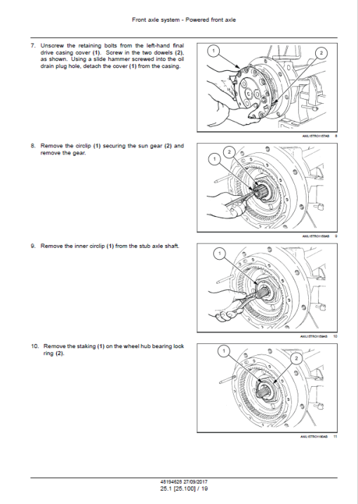 Case Farmall 85A, 95A, 105A, 115A Tractor Service Repair Manual - Image 4