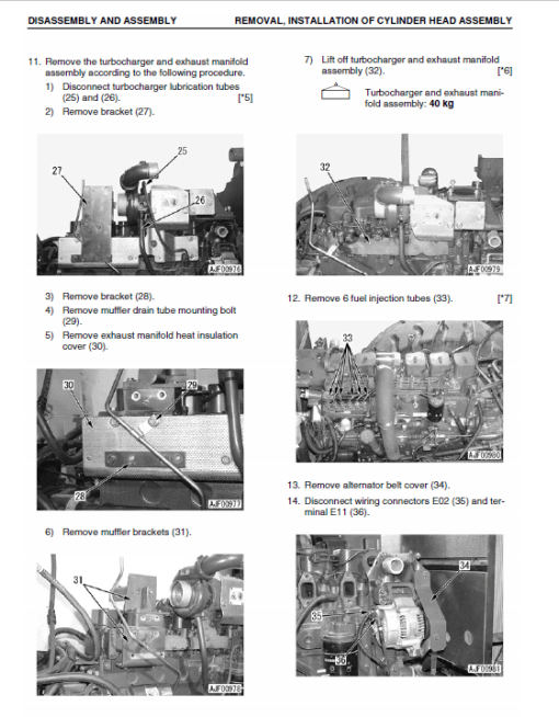 Komatsu WA250PZ-5 Wheel Loader Service Manual - Image 4