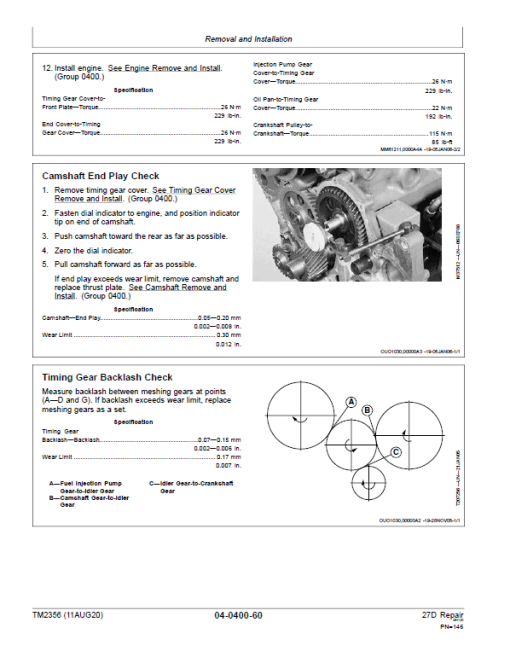 John Deere 27D Excavator Repair Technical Manual - Image 4