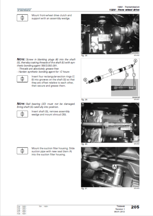 Fendt 712, 714, 716, 718 Vario COM III Tractors Workshop Repair Manual - Image 4