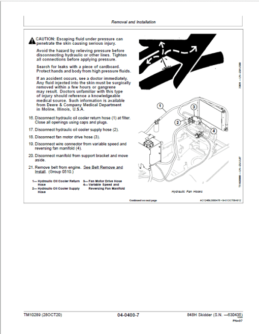 John Deere 848H Skidder Repair Technical Manual (S.N before 630435) - Image 4