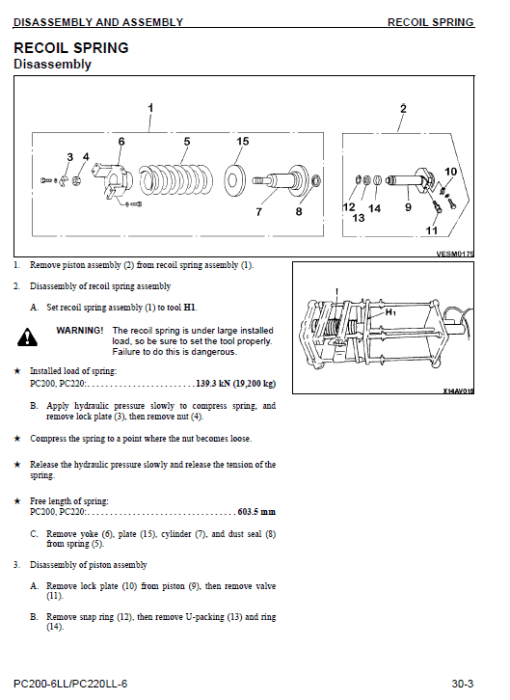 Komatsu PC200LL-6 PC220LL-6 Excavator Service Manual - Image 4