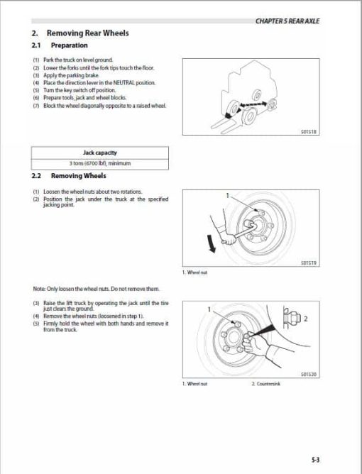 Mitsubishi FB16CPN, FB18CPN, FB16PN, FB18PN, FB20PN Forklift Service Manual - Image 4