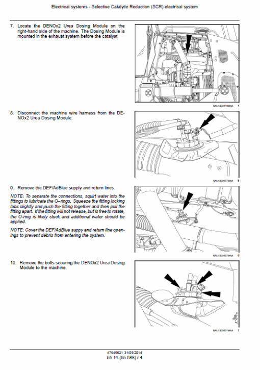 New Holland D180C Tier 4 Crawler Dozer Service Manual - Image 4