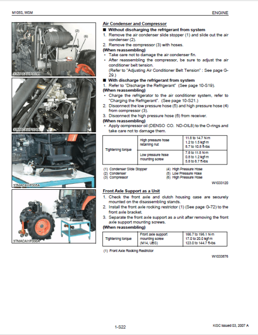 Kubota M105S Tractor Service Manual - Image 4