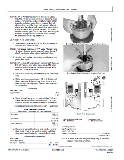 John Deere 325SL Backhoe Loader Repair Technical Manual (S.N C390996 - ) - Image 4