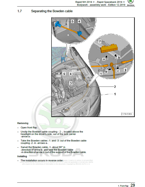 SKODA RAPID (NH) Repair Service Manual - Image 4