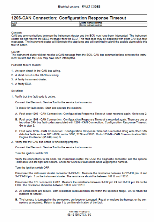 New Holland L221, L228, C227, C232, C237 Tier 4B SkidSteer Loader Manual - Image 4