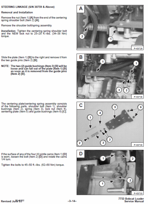 Bobcat 7753 Skid-Steer Loader Service Manual - Image 4