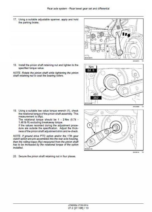 Case 110, 115, 120, 130, 140 Maxxum EP Tractor Service Manual - Image 4