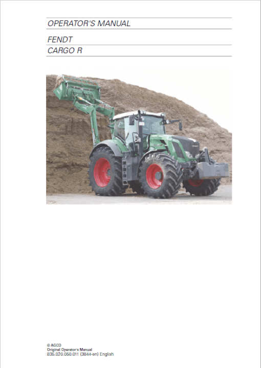 Fendt 819, 822, 824, 826, 828 Vario SCR (3b) Tractors Workshop Repair Manual - Image 3