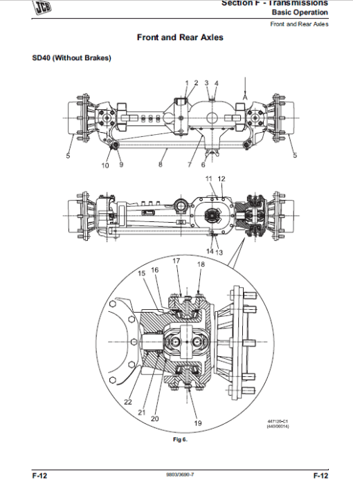 JCB 520-40, 524-50, 527-55 Compact Loadalls Service Manual - Image 3