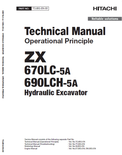 Hitachi ZX670LC-5A and ZX690LCH-5A Excavator Service Repair Manual - Image 4