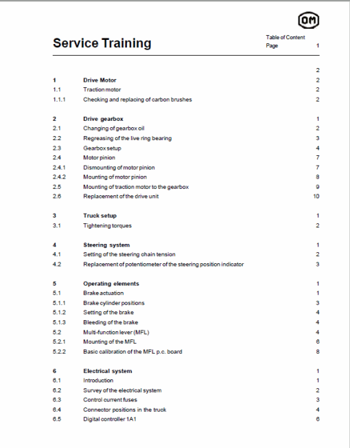 OM PIMESPO IDEA Series 334-03 Workshop Repair Manual - Image 3