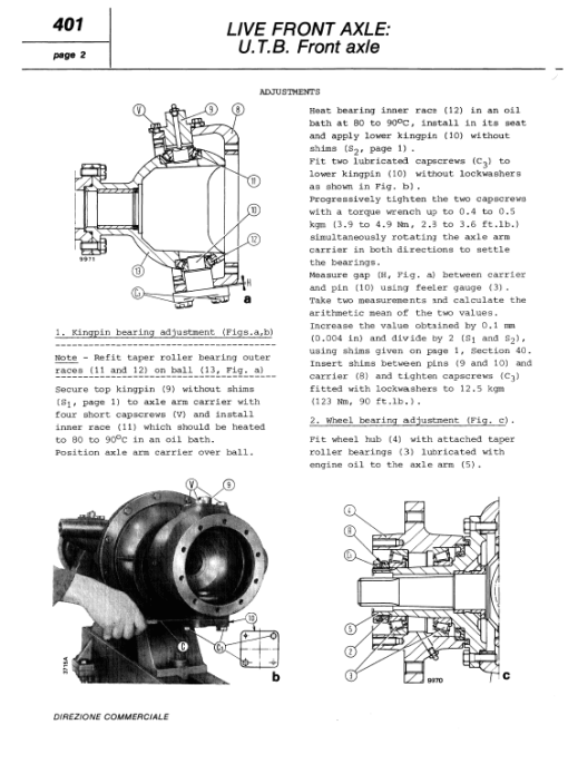 Fiat 450, 450DT Tractor Workshop Service Manual - Image 4