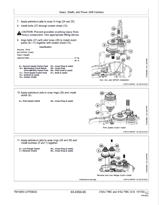 John Deere 310SJ, 410J Backhoe Loader (TMC) Technical Manual (S.N after 161703 ) - Image 4