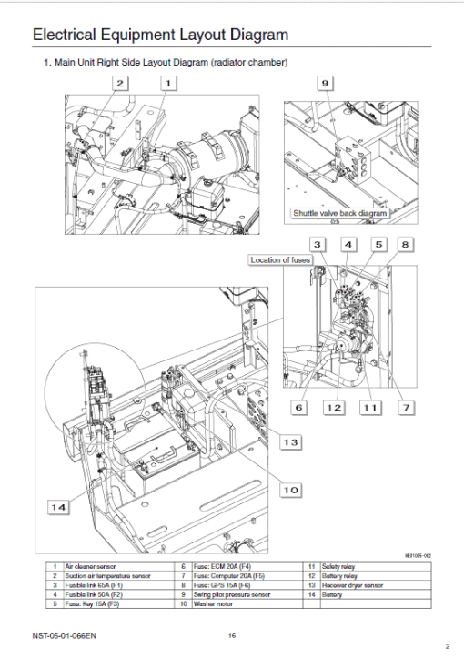 Sumitomo SH130-5 Hydraulic Excavator Repair Service Manual - Image 3