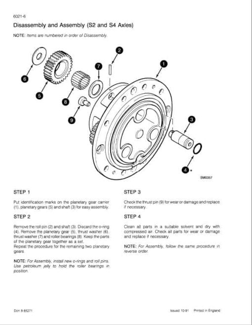 Case 5220, 5230, 5240, 5250 Maxxum Tractor Repair Service Manual - Image 4