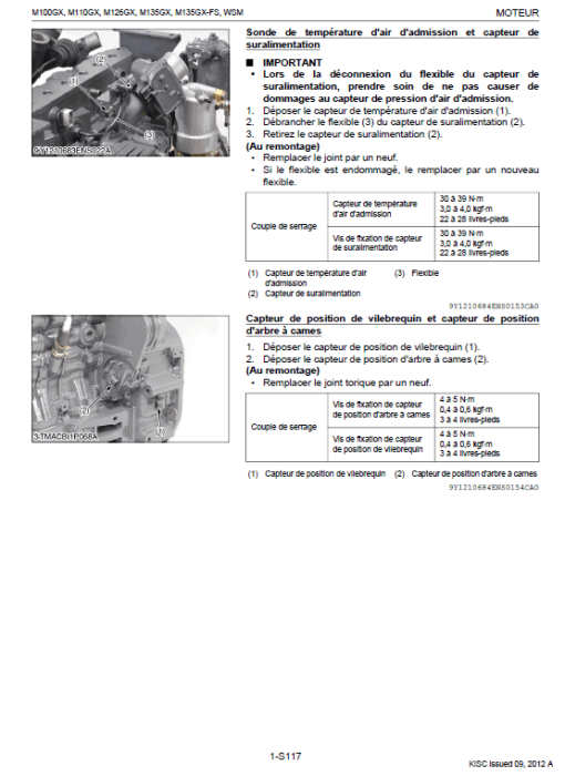 Kubota M100GX, M110GX, M126GX, M135GX Tractor Workshop Manual - Image 4