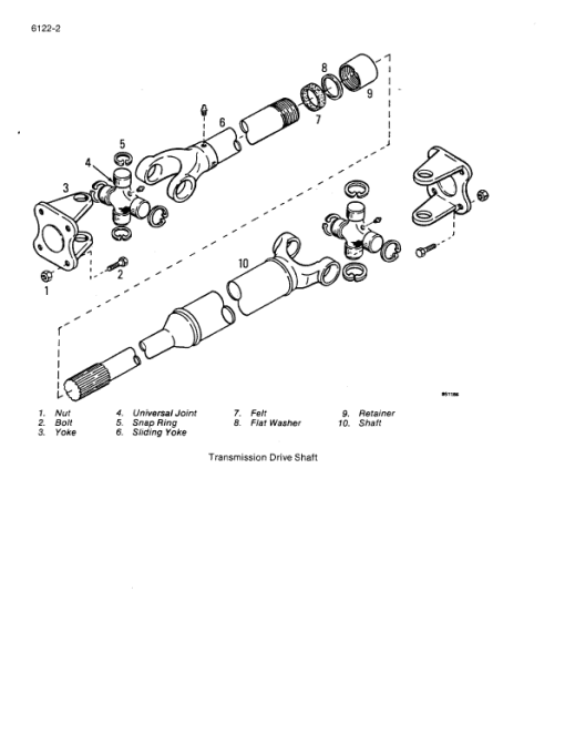 Case 1085B, 1086B Excavator Service Manual - Image 4