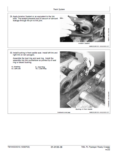 John Deere 700L PL Crawler Dozer Repair Technical Manual (S.N after F383562 - ) - Image 4